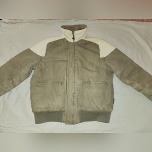 Vintage 1980s Warm Tan Cotton Pacific Trail Jacket Sports Coat